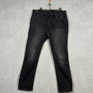 Joe's Jeans Womens Size 28 Black Wash Low Rise Straight Tapered Leg
